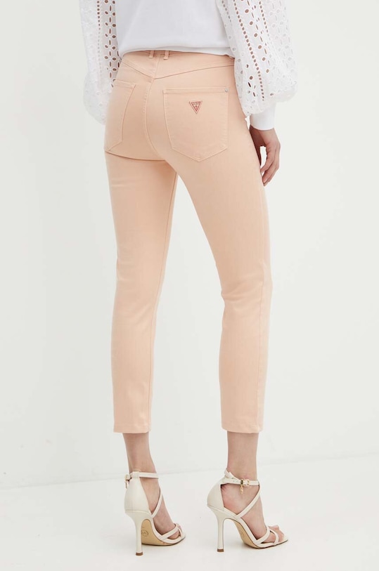 Odzież Guess jeansy 1981 CAPRI W4GA91.W93CE pomarańczowy