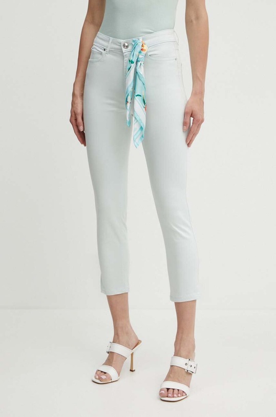 Guess jeansy 1981 CAPRI Planet friendly turkusowy W4GA91.W93CE