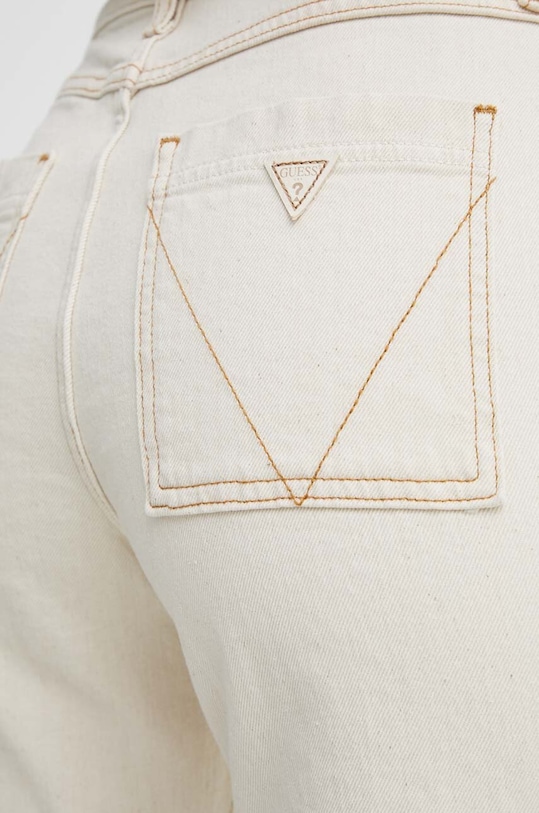 Τζιν παντελόνι Guess CARRIE W4GA0E.D4QQ0 μπεζ