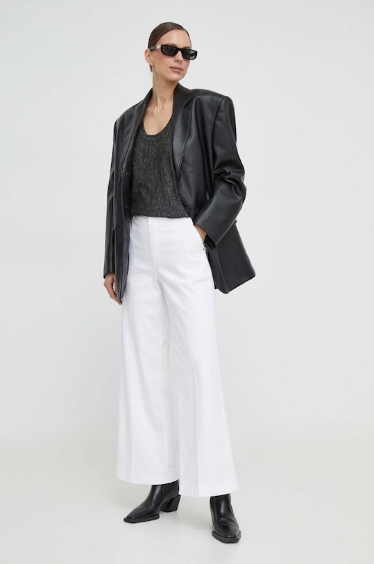 Τζιν παντελόνι Guess W4GA77.D4PV3 λευκό SS24