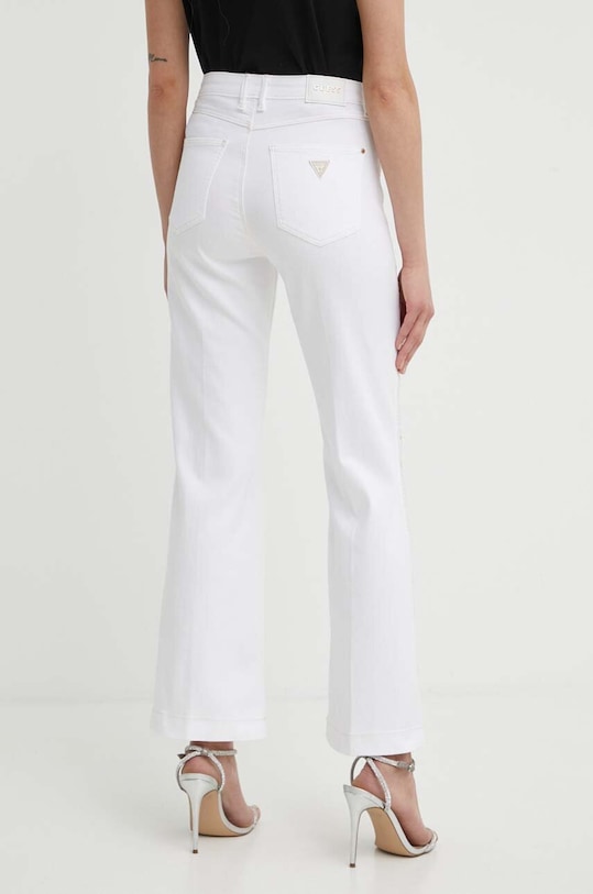 Ρούχα Τζιν παντελόνι Guess 1981 KICK W4GA0U.D4PV4 λευκό