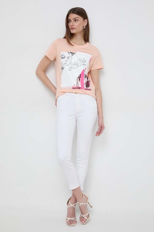 Guess jeans W4GA80.D4PV3 bianco SS24