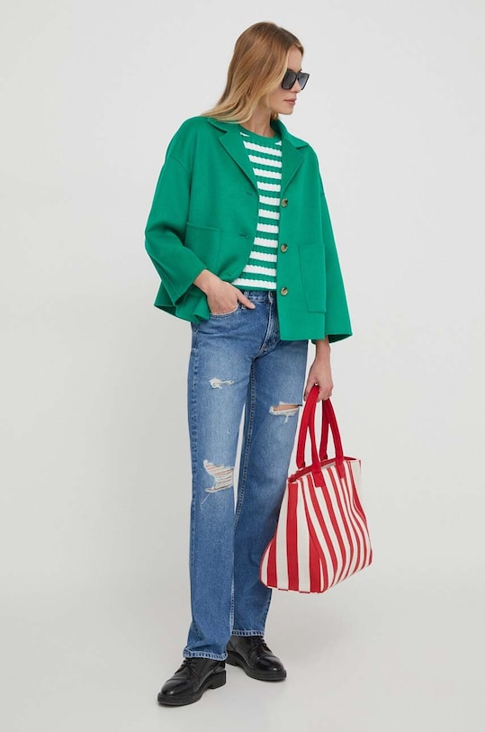 Kavbojke Calvin Klein Jeans J20J222746 modra SS24