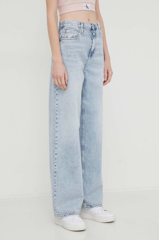 Calvin Klein Jeans jeansy Planet friendly niebieski J20J223427
