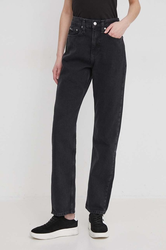 Rifle Calvin Klein Jeans Planet friendly čierna J20J223943