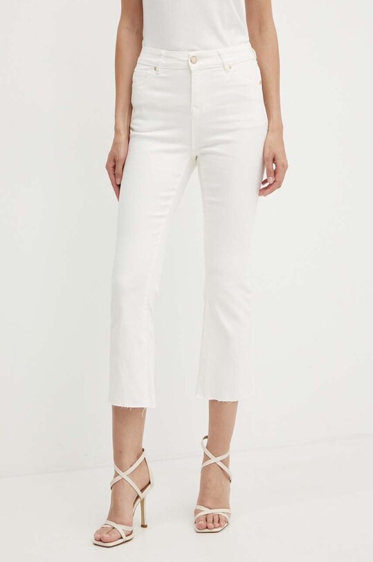 Morgan jeansy PAMEL Planet friendly biały PAMEL.OFF.WHITE