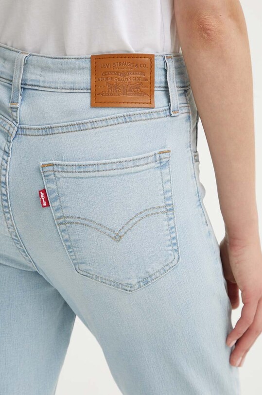 Levi's jeansy 721 HIGH RISE SKINNY niebieski 18882