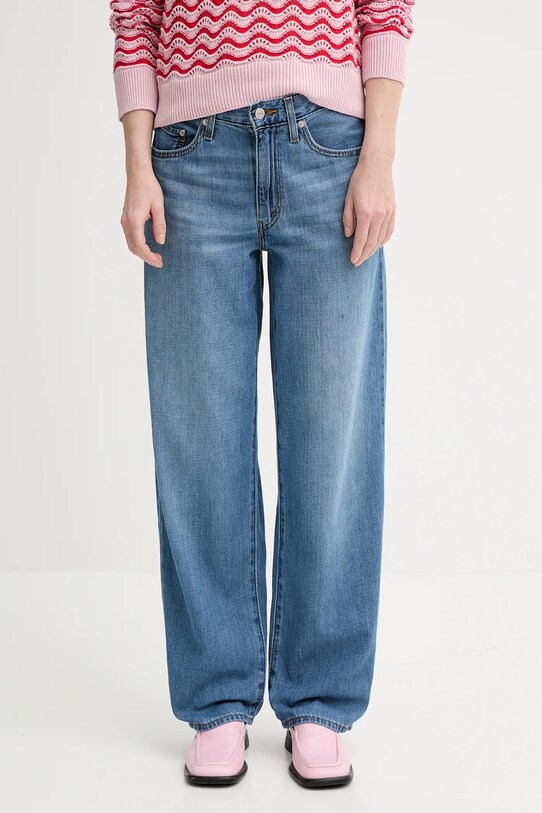 Rifle Levi's BAGGY DAD modrá A3494
