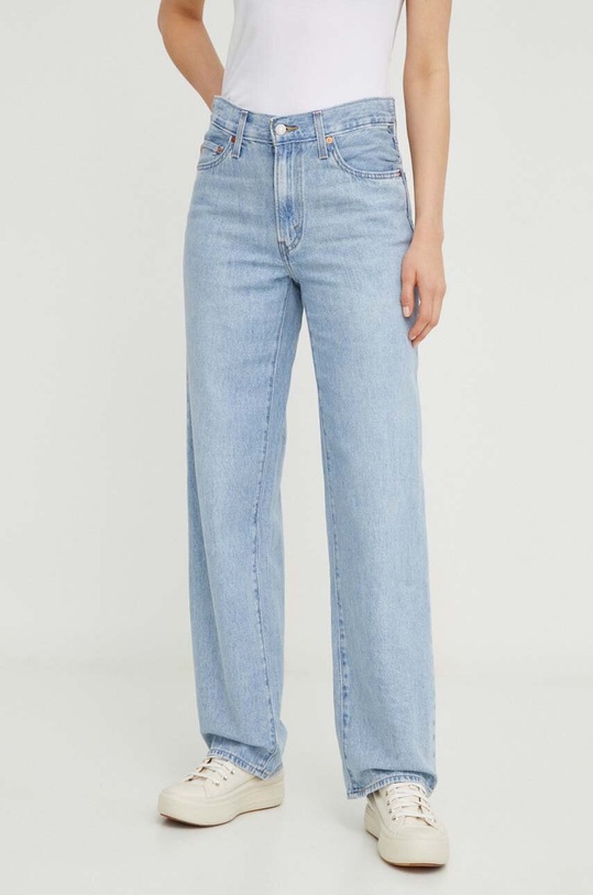 Τζιν παντελόνι Levi's BAGGY DAD Planet friendly σκούρο μπλε A3494