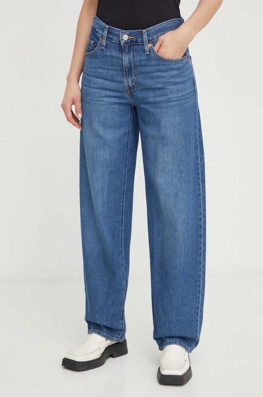Levi's jeansi BAGGY DAD Planet friendly bleumarin A3494