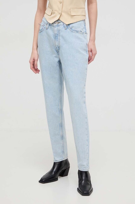 Džíny Levi's 80S MOM JEAN Planet friendly modrá A3506
