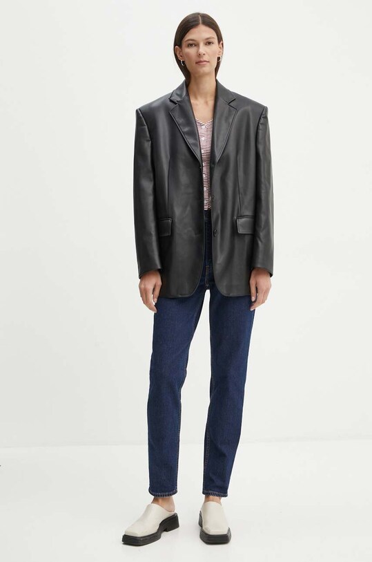 Levi's jeansy 80S MOM JEAN A3506 granatowy SS25