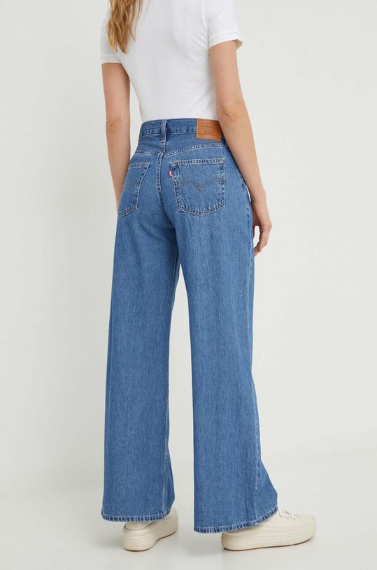 Odzież Levi's jeansy BAGGY WIDE LEG A7455 niebieski