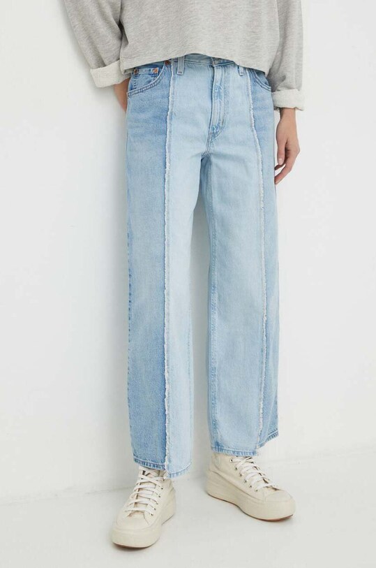 Levi's jeans BAGGY CROP Planet friendly blu A7463