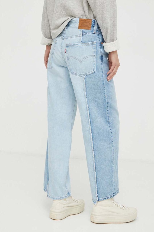 Odzież Levi's jeansy BAGGY CROP A7463 niebieski