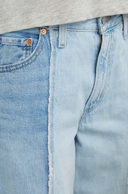 Levi's jeansy BAGGY CROP niebieski A7463
