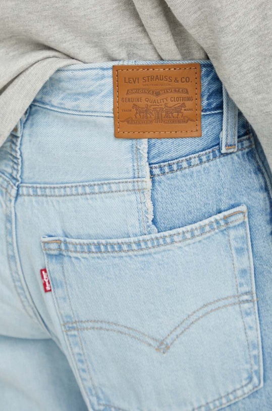 Levi's jeansy BAGGY CROP A7463 niebieski