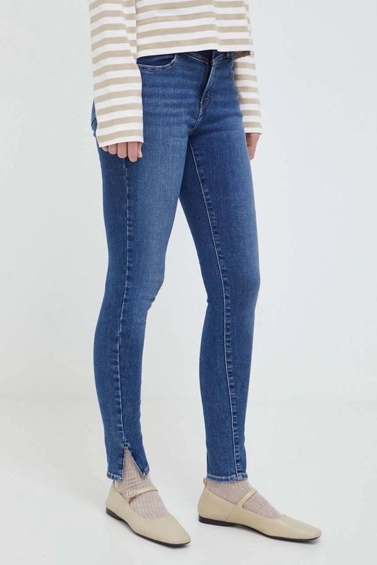 Levi's jeansi 720 SUPER SKINNY Planet friendly bleumarin A7514