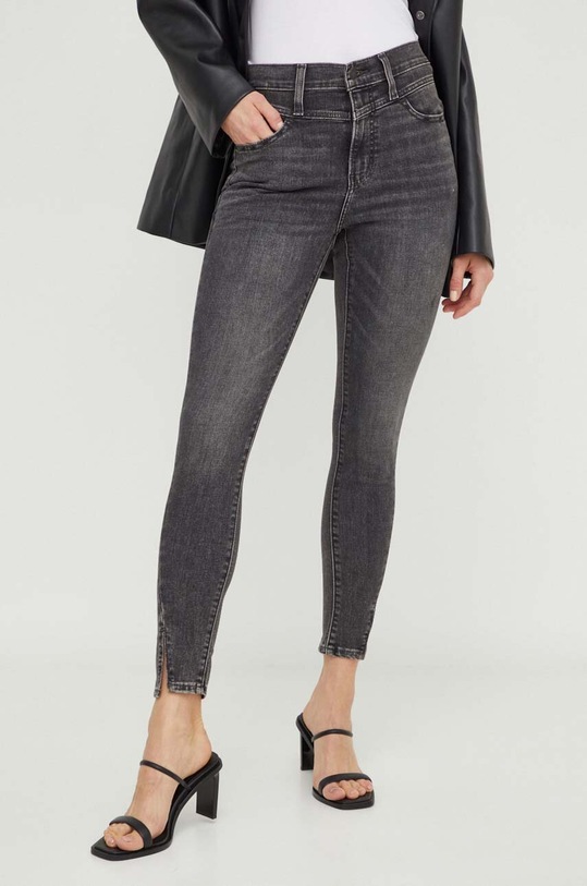 Τζιν παντελόνι Levi's 720 SUPER SKINNY Planet friendly μαύρο A7514