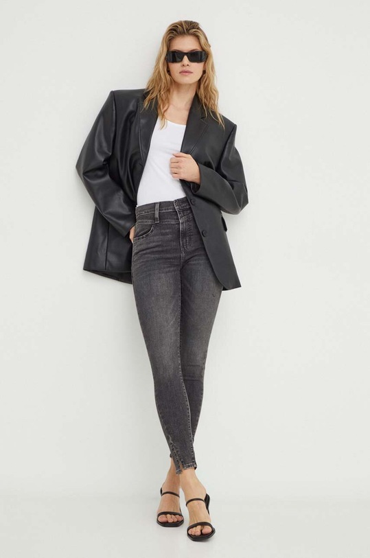 Τζιν παντελόνι Levi's 720 SUPER SKINNY A7514 μαύρο SS24