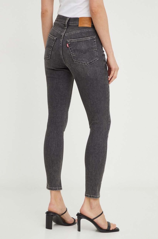 Ρούχα Τζιν παντελόνι Levi's 720 SUPER SKINNY A7514 μαύρο