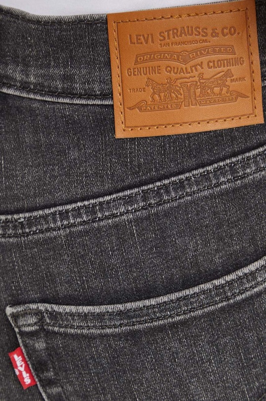 Τζιν παντελόνι Levi's 720 SUPER SKINNY μαύρο A7514