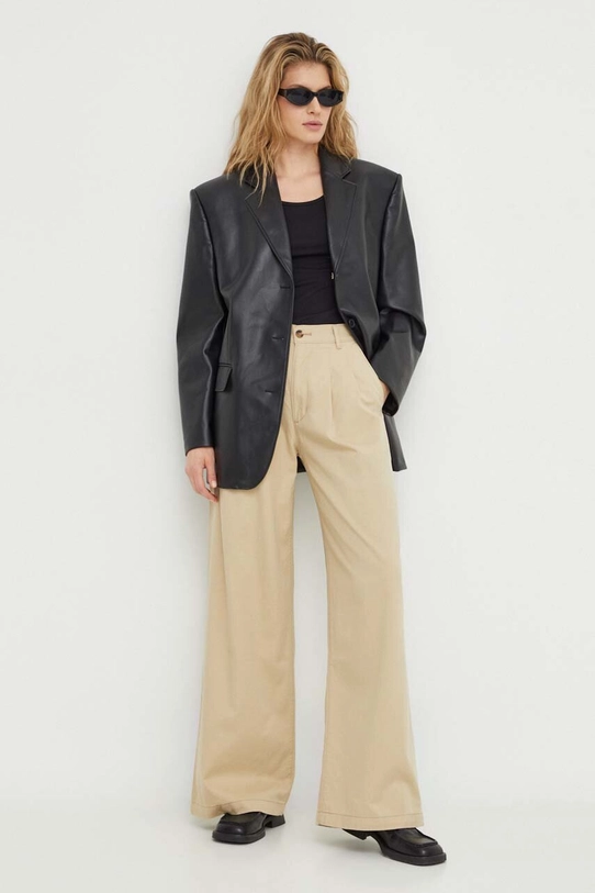 Nohavice Levi's PLEATED WIDELEG A7535 béžová SS24