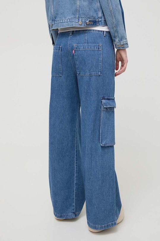 Odzież Levi's jeansy BAGGY CARGO DENIM A8540 niebieski