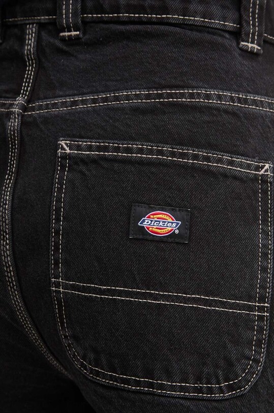 Dickies jeansy MADISON DOUBLE KNEE DENIM W czarny DK0A4YGL