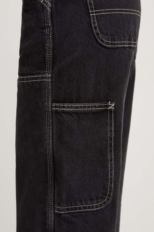 Dickies jeansy MADISON DOUBLE KNEE DENIM W DK0A4YGL czarny