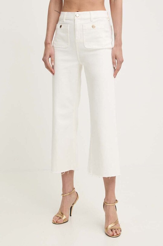 Morgan jeansi PCLIC alb PCLIC.OFF.WHITE
