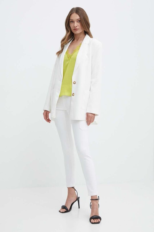 Morgan jeansi PEMA3 PEMA3.OFF.WHITE alb SS24