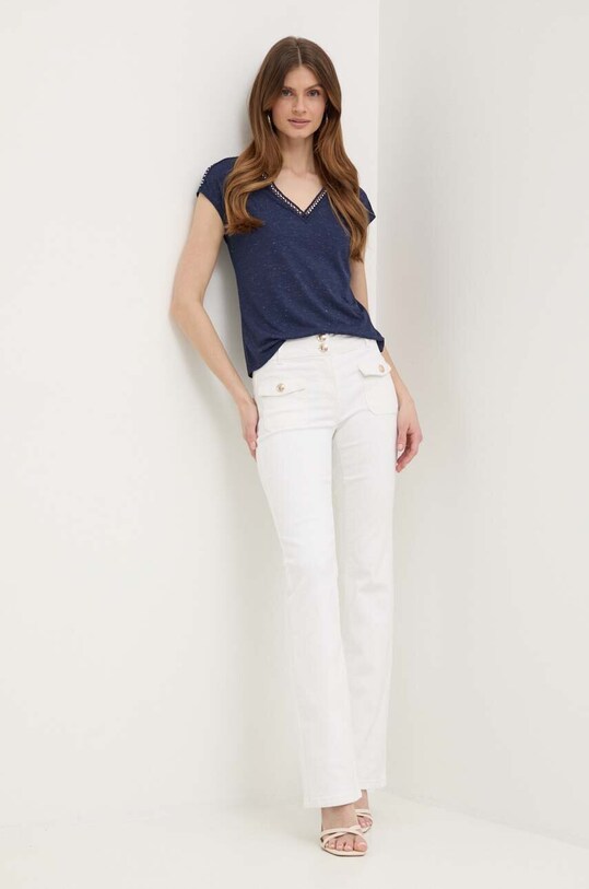 Джинсы Morgan POLEN2 POLEN2.OFF.WHITE белый SS24