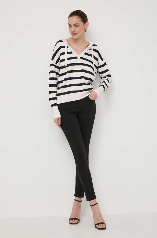 Morgan jeansy POLIA POLIA.NOIR czarny SS24