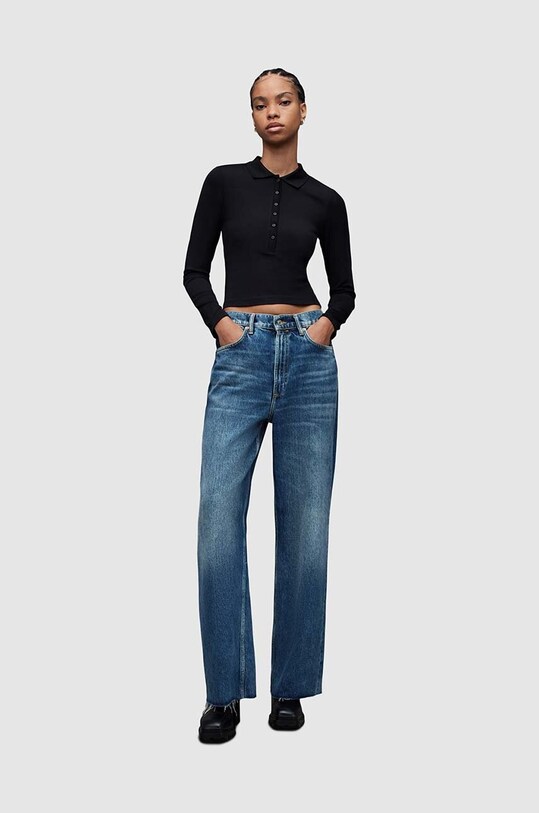 Τζιν παντελόνι AllSaints BLAKE τιρκουάζ W002EZ