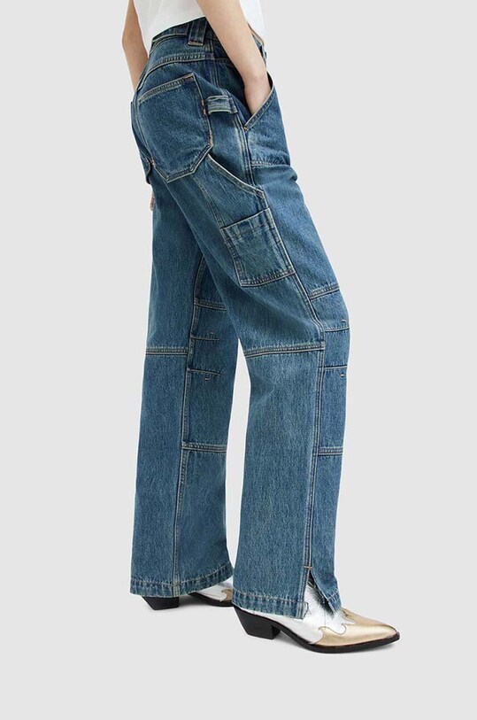 Îmbrăcăminte AllSaints jeansi FLORENCE WE526Z turcoaz