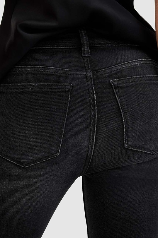 AllSaints jeansy HALDAN czarny WE527Z