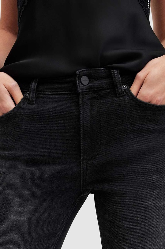 Odzież AllSaints jeansy HALDAN WE527Z czarny