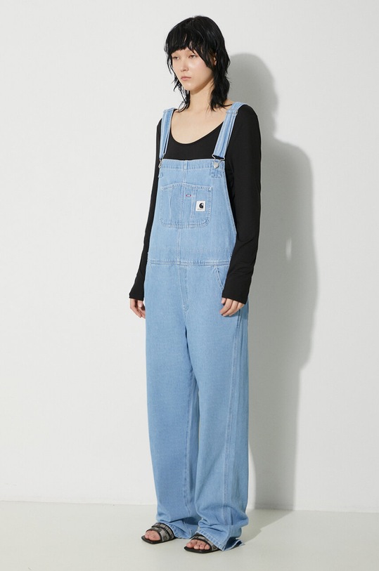 Carhartt WIP overalls Bib Overall Straight blue I031250.112