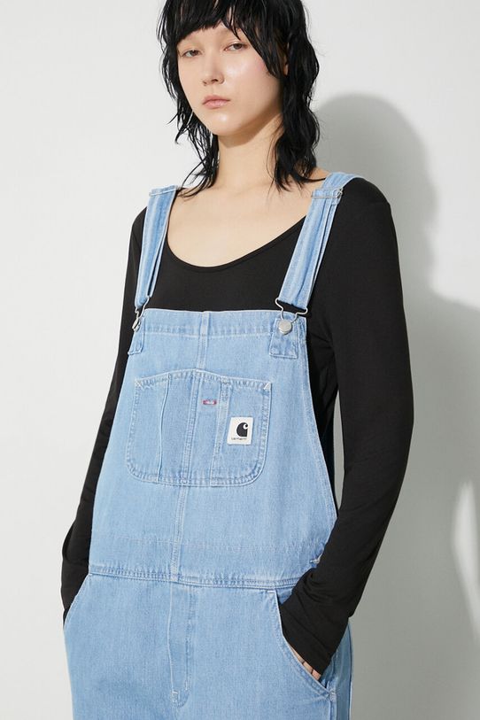 Carhartt WIP salopette Bib Overall Straight I031250.112 blu