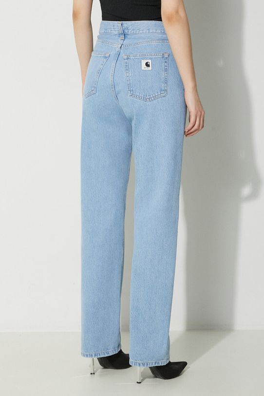 Ρούχα Τζιν παντελόνι Carhartt WIP Noxon Pant I031920.112 μπλε