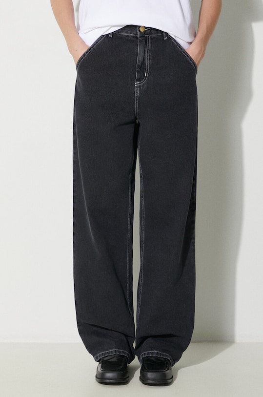 Carhartt WIP jeansy Simple Pant czarny I031924.8906