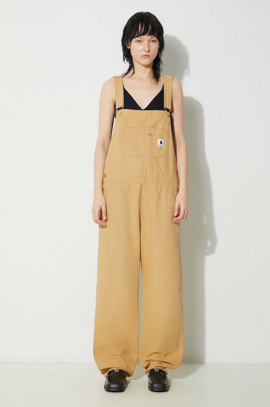 Carhartt WIP salopette di jeans Bib Overall Straight