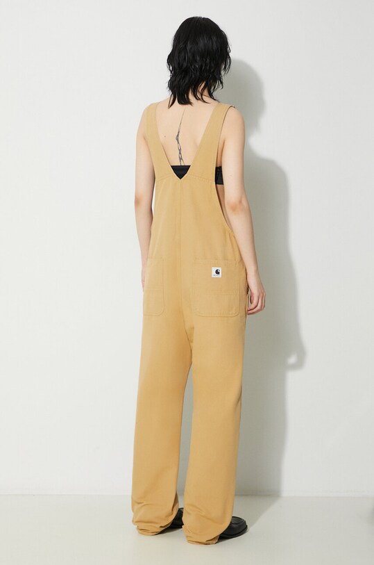 Дънков гащеризон Carhartt WIP Bib Overall Straight I032965.1YH3K бежов SS24