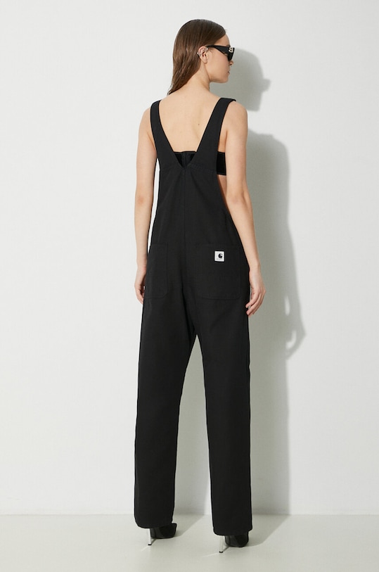 Îmbrăcăminte Carhartt WIP salopetă din denim Bib Overall Straight I032965.8902 negru