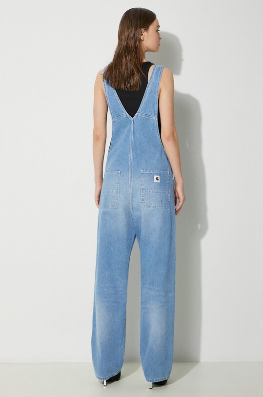 Джинсовий комбінезон Carhartt WIP Bib Overall Straight I033018.01ZO блакитний SS24