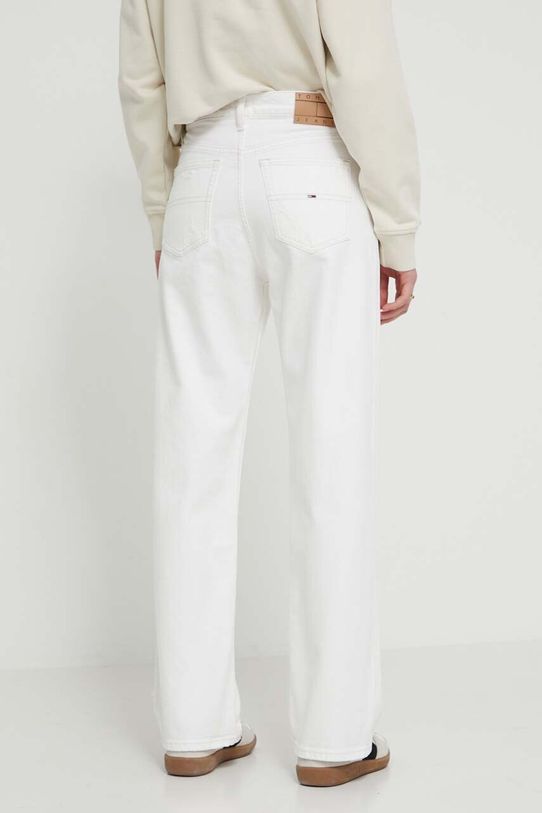 Odzież Tommy Jeans jeansy DW0DW17577 biały