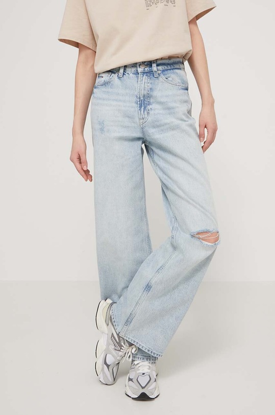 Traperice Tommy Jeans visoki plava DW0DW17588