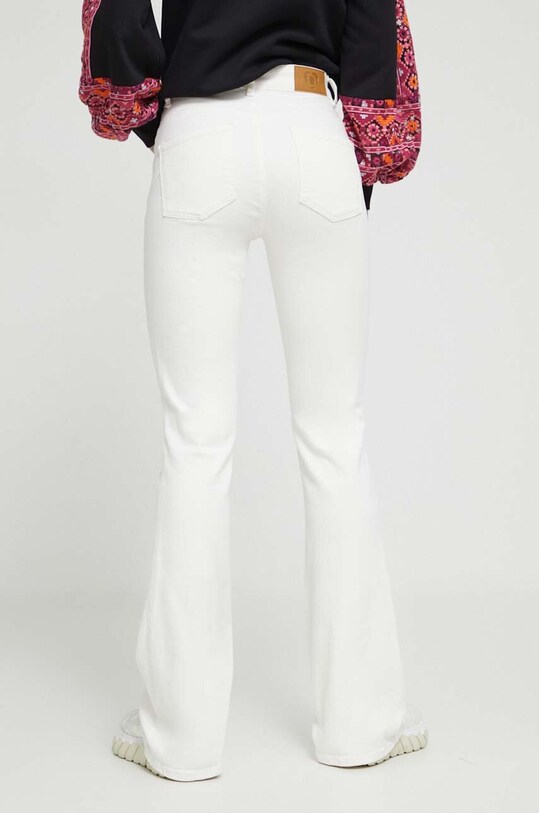 Odzież Desigual jeansy OHIO 24SWDD25 biały