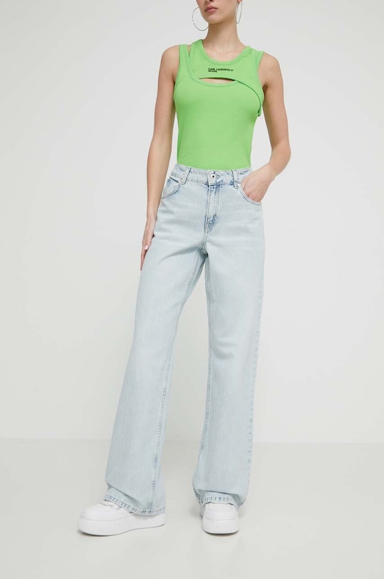 Karl Lagerfeld Jeans jeansy Planet friendly niebieski 241J1114
